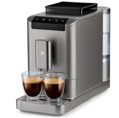 Espressoare si Cafetiere - Espressor Automat TCHIBO Esperto Caffe 2.0, 19 bar, Duza dubla, Argintiu