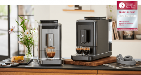 Espressor Automat TCHIBO Esperto Caffe 2.0, 19 bar, Duza dubla, Argintiu [5]