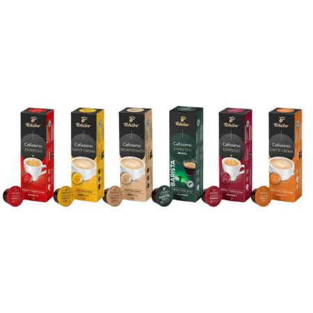 Espressor Pentru Capsule Tchibo Cafissimo Pure Black + Pachet Selectie Degustare 60 Capsule CAFISSIMO 6 Sortimente x10buc [2]