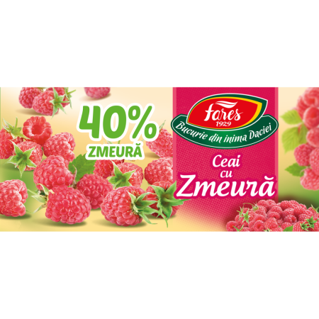 FARES Ceai cu Zmeura 40% 20x2g [3]