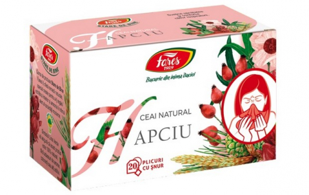 Ceai in Plic - FARES Ceai Hapciu pt. Raceala 20x1.5g