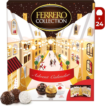 Praline si Bomboane pentru Craciun - FERRERO Collection Calendar Advent cu Praline 259g