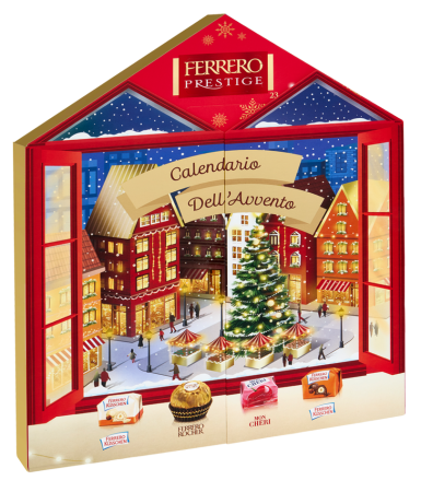 Praline si Bomboane pentru Craciun - FERRERO Prestige Calendar Advent cu Praline 239g