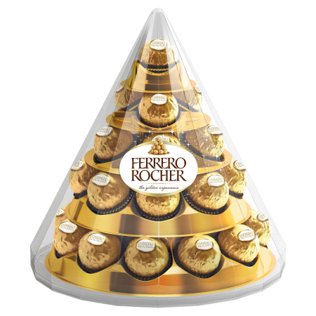 Praline si Bomboane pentru Craciun - FERRERO ROCHER Con Bomboane de Ciocolata, Praline 17buc 212.5