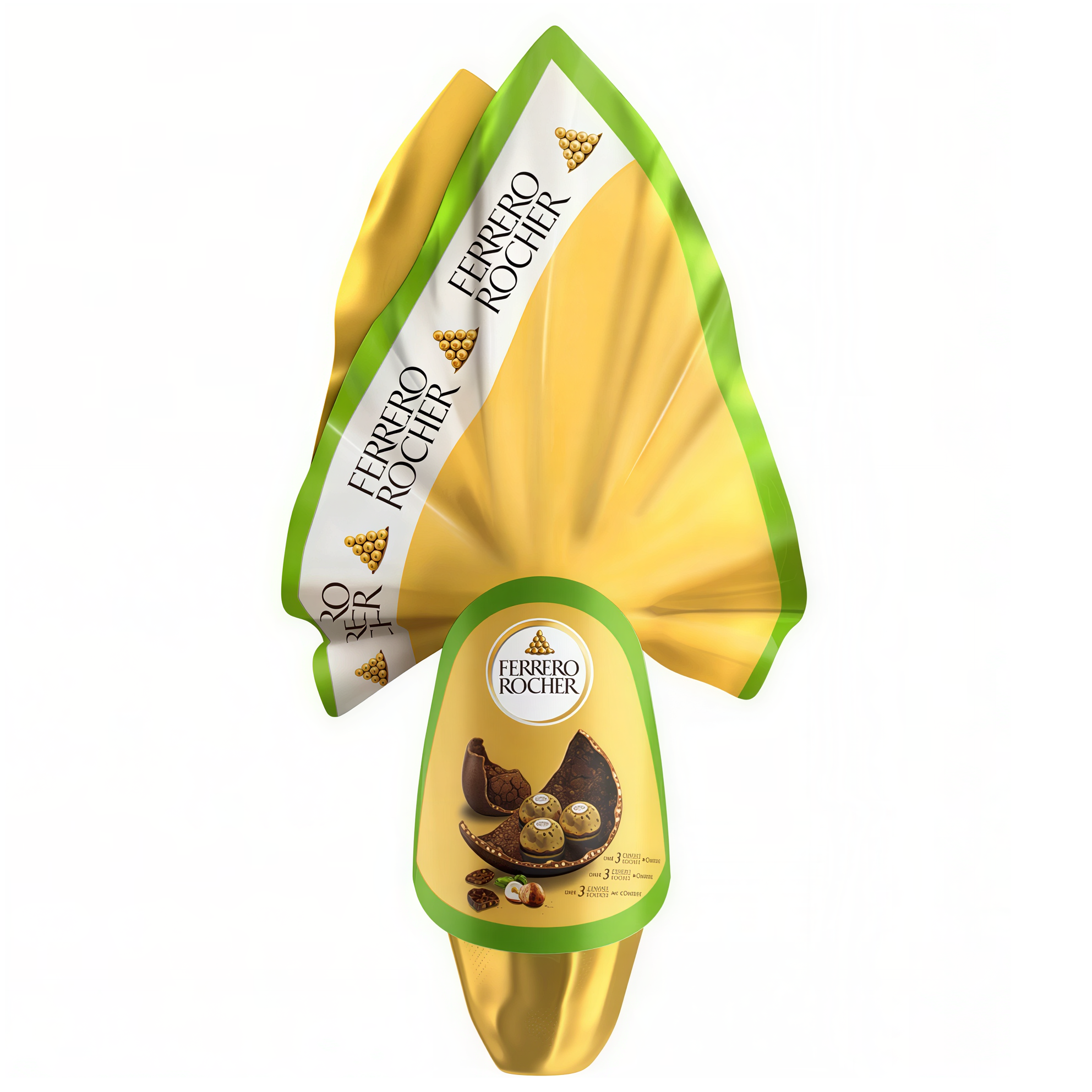 Dulciuri - FERRERO ROCHER Flamma Ou de Ciocolata cu Praline 212.5g