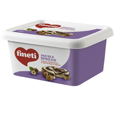 Dulciuri - FINETI Duo Crema de Ciocolata si Alune si Crema de Lapte 600g