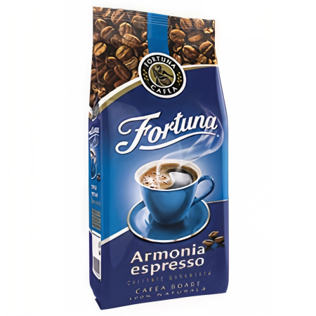 Cafea Boabe Premium - FORTUNA Armonia Espresso Cafea Boabe 1Kg