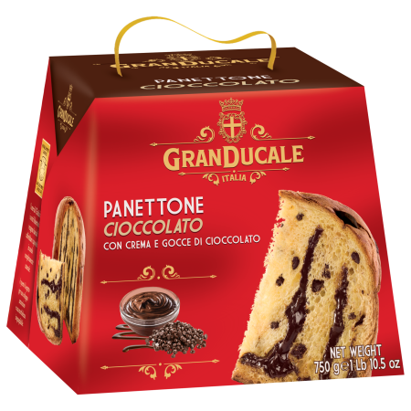 Cadouri - GRAN DUCALE Cozonac Panettone cu Crema de Ciocolată 750g