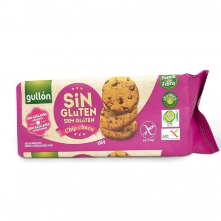Biscuiti & Fursecuri - GULLON Biscuiti Dietetici Fara Gluten Chip Choco 130g