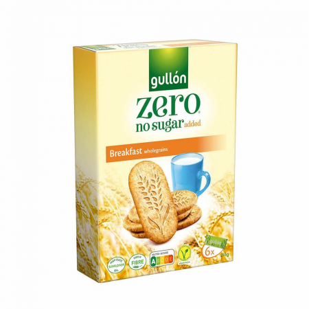 GULLON Breakfast Biscuiti Fara Zahar Adaugat cu Cereale Integrale 216g [1]