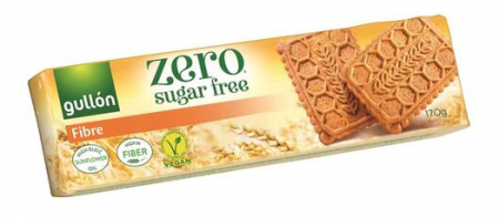 Biscuiti & Fursecuri - GULLON Fibra Biscuiti Dietetici din Faina Integrala 170g