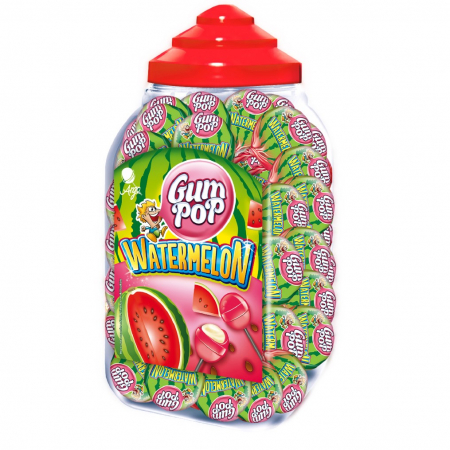 Dropsuri/Jeleuri - GUM POP Acadele cu Gust de Pepene 100x18g