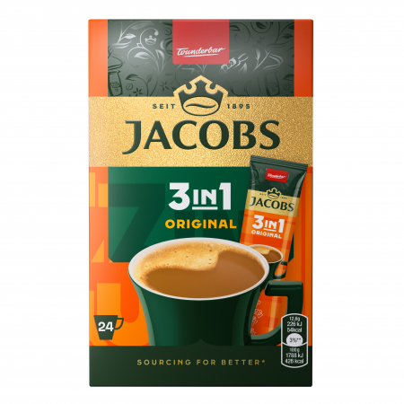JACOBS 3in1 Original Mix Cafea Instant Plic 24buc [0]