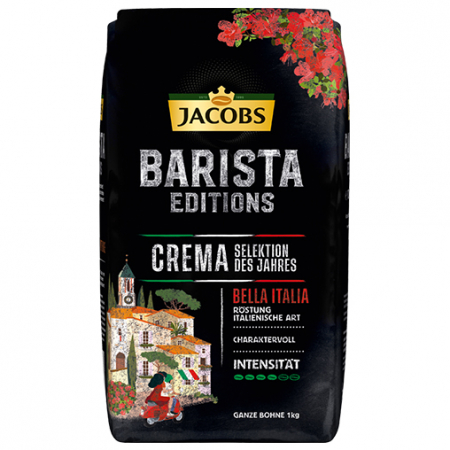 JACOBS Barista Crema Bella Italia Selektion Des Jahres Cafea Boabe 1kg [1]