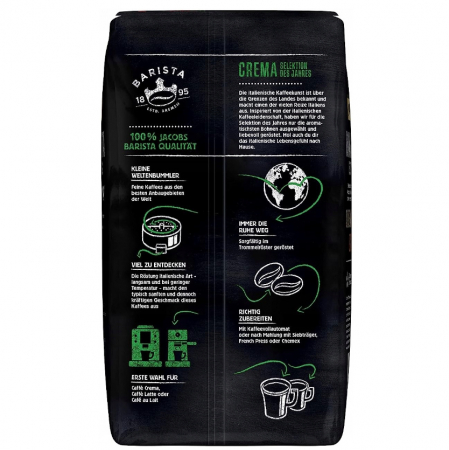 JACOBS Barista Crema Bella Italia Selektion Des Jahres Cafea Boabe 1kg [2]