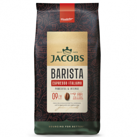 Cafea Boabe Premium - JACOBS Barista Editions Espresso Italiano Cafea Boabe 1kg