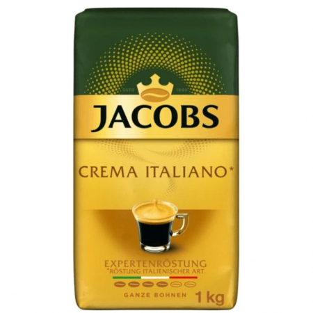 Promotii - JACOBS Crema Italiano Cafea Boabe 1kg