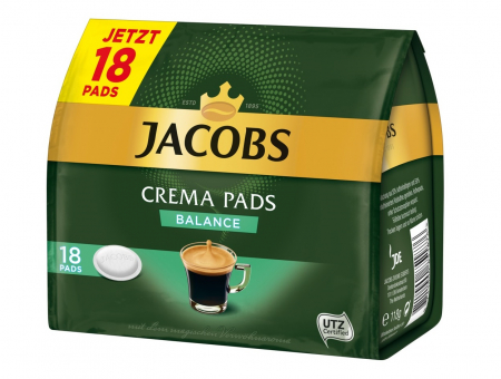 JACOBS Crema Pads Senseo Balance Partial Decofeinizat 105g 18buc [1]