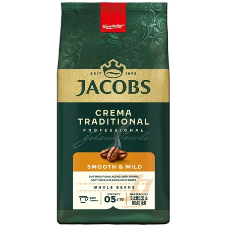 JACOBS Crema Traditional Professional Cafea Boabe 1Kg [0]
