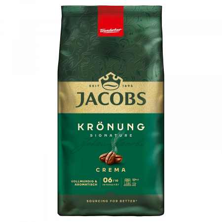Cafea Boabe Premium - JACOBS Kronung Alintaroma Crema Cafea Boabe 1Kg