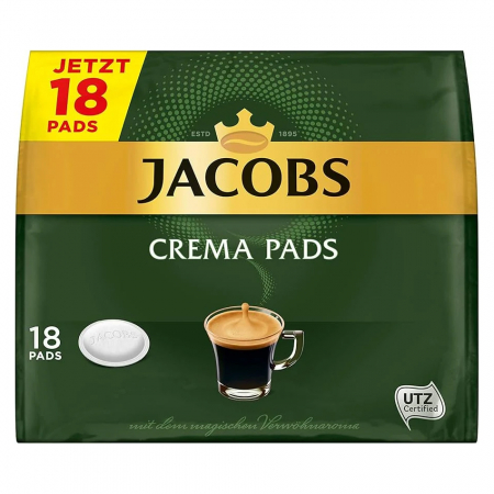 Capsule cu Cafea - JACOBS Paduri Senseo Crema 62mm Monodoze 118g 18buc