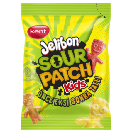 Dropsuri/Jeleuri - JELIBON Sour Patch - Jeleuri Acre & Dulci Kids 80g