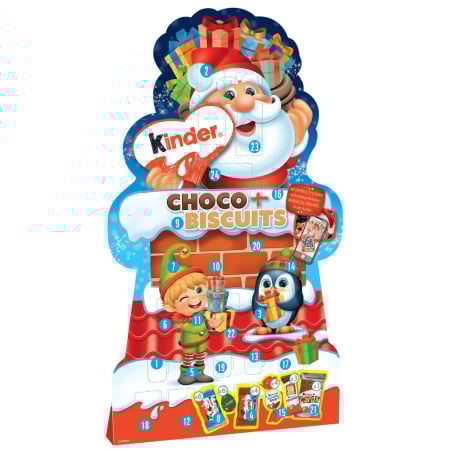 Praline si Bomboane pentru Craciun - KINDER Calendar Advent cu Ciocolata 203g