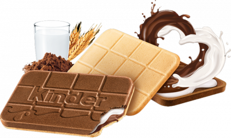 KINDER Cards Biscuiti cu Glazura de Ciocolata 188g [1]