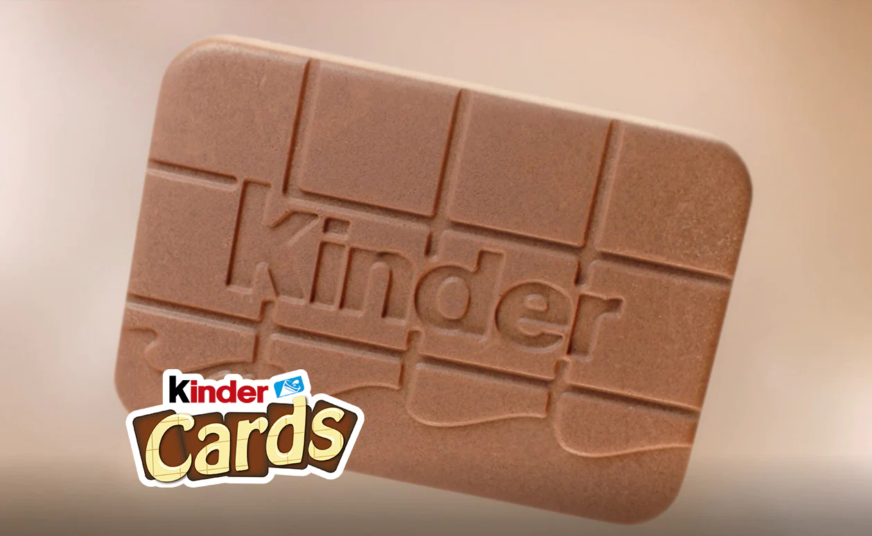 KINDER Cards Biscuiti cu Glazura de Ciocolata 188g [3]