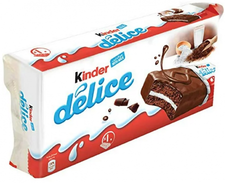 KINDER Delice Prajitura de Ciocolata cu Lapte 10x39g [2]