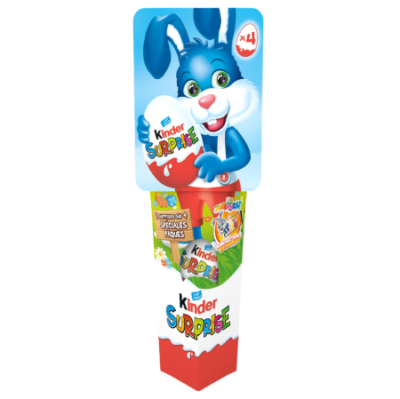 Dulciuri - KINDER Surprise Pachet de Paste cu Oua de Ciocolata cu Surprize 80g