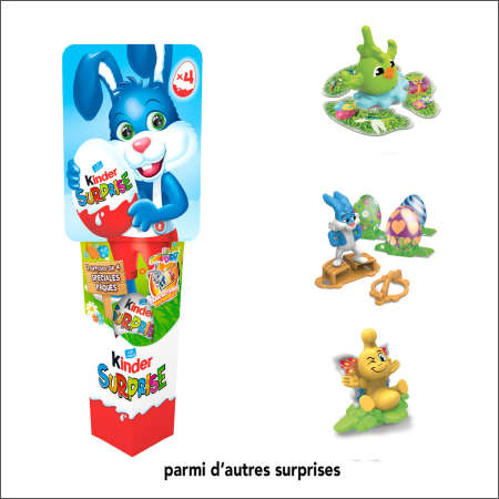 KINDER Surprise Pachet de Paste cu Oua de Ciocolata cu Surprize 80g [1]