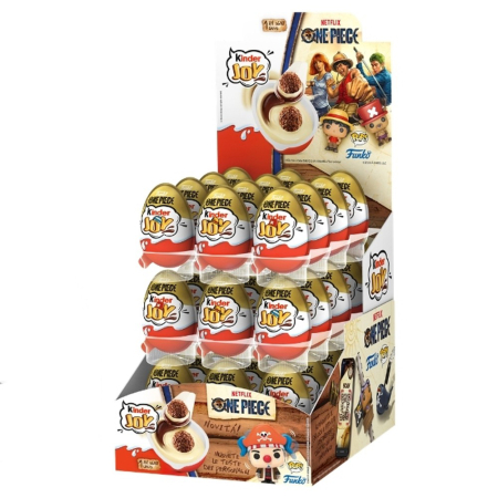 Dulciuri - KINDER Joy Ou cu Crema de Lapte si Surpriza Funko One Piece bax. 24x20g