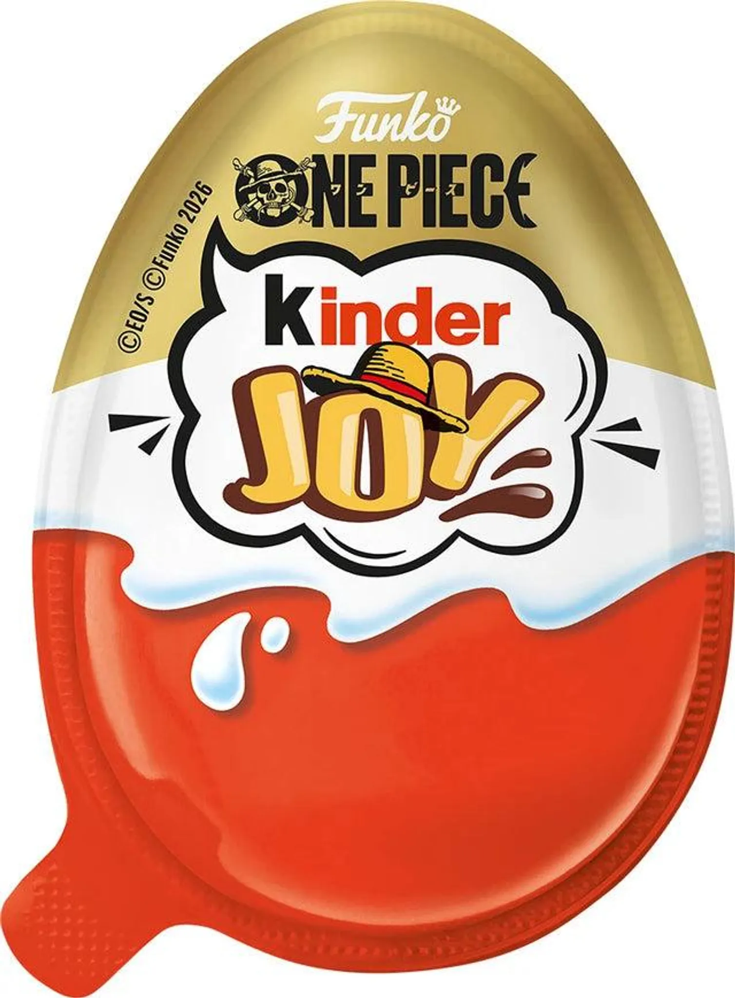 KINDER Joy Ou cu Crema de Lapte si Surpriza Funko One Piece set 3x20g [1]