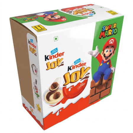 Ciocolata & Praline - KINDER Joy Ou cu Crema de Lapte si Surpriza Funko Super Mario Bros bax. 24x20g
