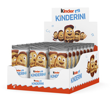 Dulciuri - KINDER Kinderini Biscuiti Ornati cu Crema de Lapte si Cacao 24x25g