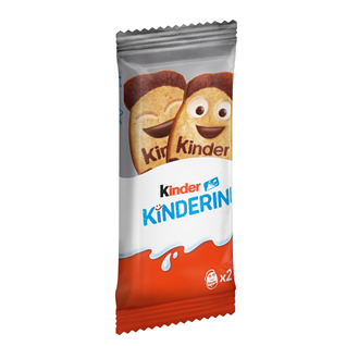 KINDER Kinderini Biscuiti Ornati cu Crema de Lapte si Cacao 24x25g [1]