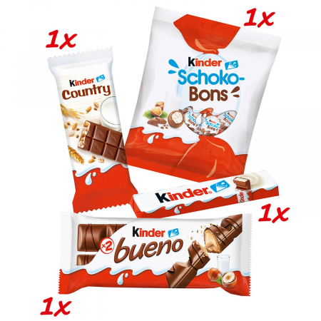 KINDER Maxi Mix cu Jucarie de Plus pentru Craciun 133g [4]