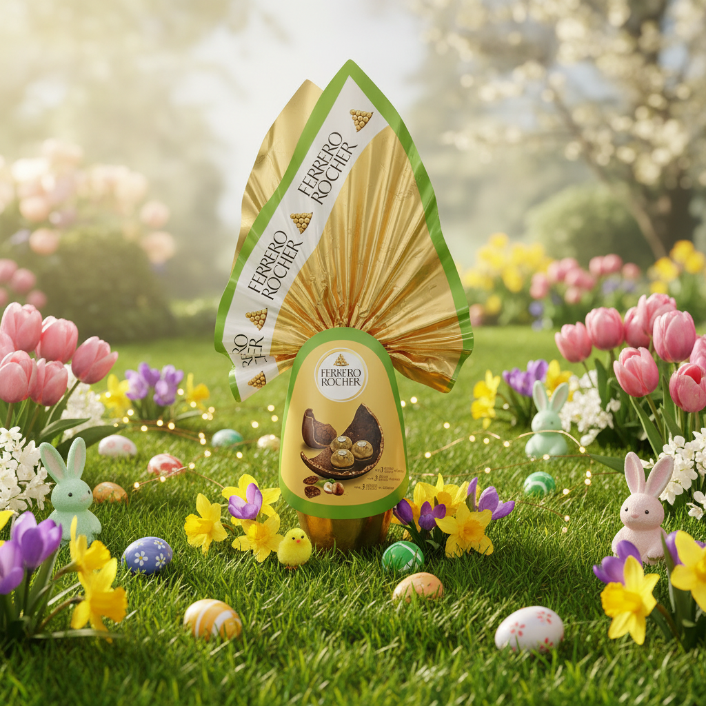 FERRERO ROCHER Flamma Ou de Ciocolata cu Praline 212.5g [3]