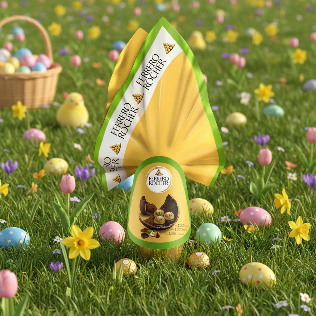 FERRERO ROCHER Flamma Ou de Ciocolata cu Praline 212.5g [1]