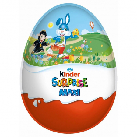 Ciocolata & Praline - KINDER Maxi Surprise Ou Gigantic de Ciocolata cu Surprize 220g (Paste)