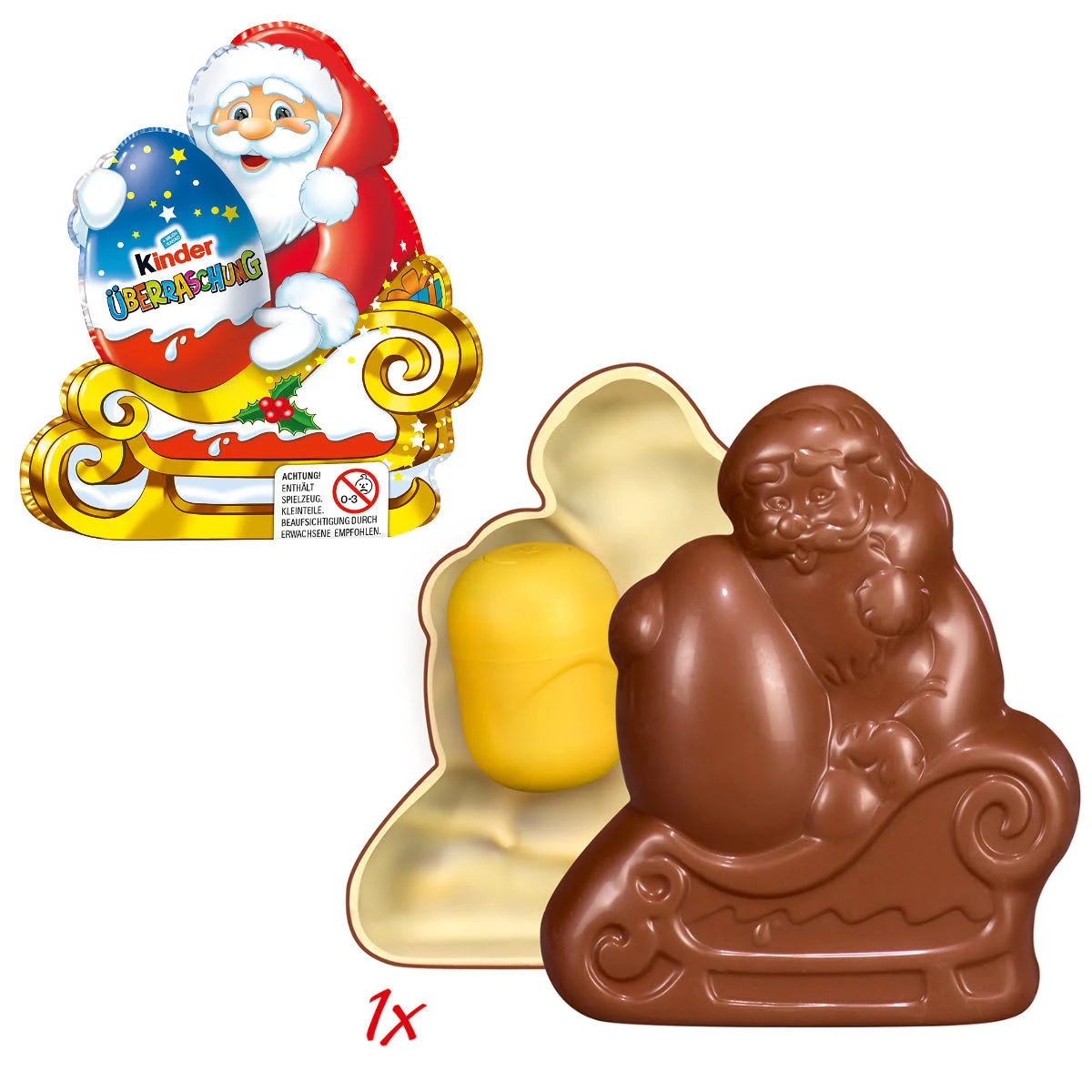 KINDER Surprise Mos Craciun cu Ou din Ciocolata 75g [1]