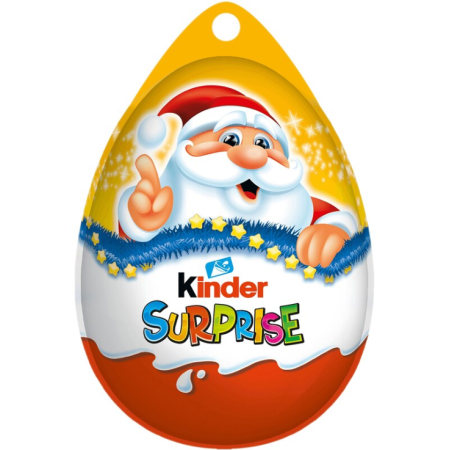 Praline si Bomboane pentru Craciun - KINDER Ou de Ciocolata Maxi Surprise 20g