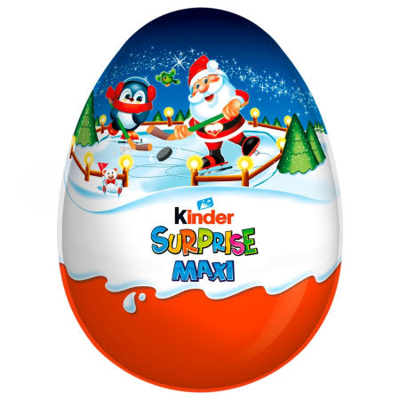 Praline si Bomboane pentru Craciun - KINDER Ou de Ciocolata Maxi Surprise 220g