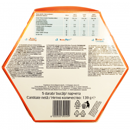 KINDER Pachet Mix Rabbit + Urechi de Iepure 139g [2]