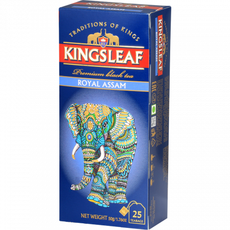 Ceai in Plic - KINGSLEAF Ceai Negru Premium Royal Assam 25 Plicuri