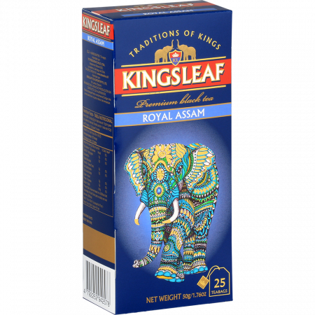 KINGSLEAF Ceai Negru Premium Royal Assam 25 Plicuri [1]