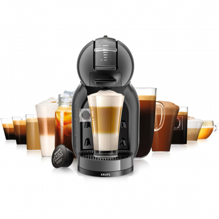 KRUPS Dolce Gusto - Mini Me - Espressor cu capsule KP123810, 0.8L, 1500W, 15 bar, gri inchis-negru [5]