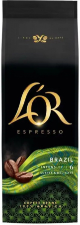 Cafea Boabe Premium - L'OR Espresso Brazil Cafea Boabe 500g
