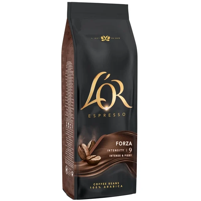 Cafea Boabe Premium - L'OR Espresso Forza Cafea Boabe 1Kg